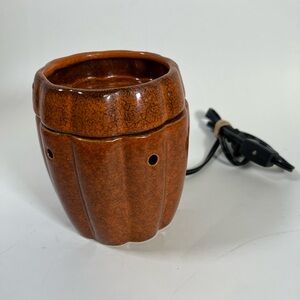 Electric Fragrance oil Warmer Lamp Warmer With Light  Home Decor  Orange Color